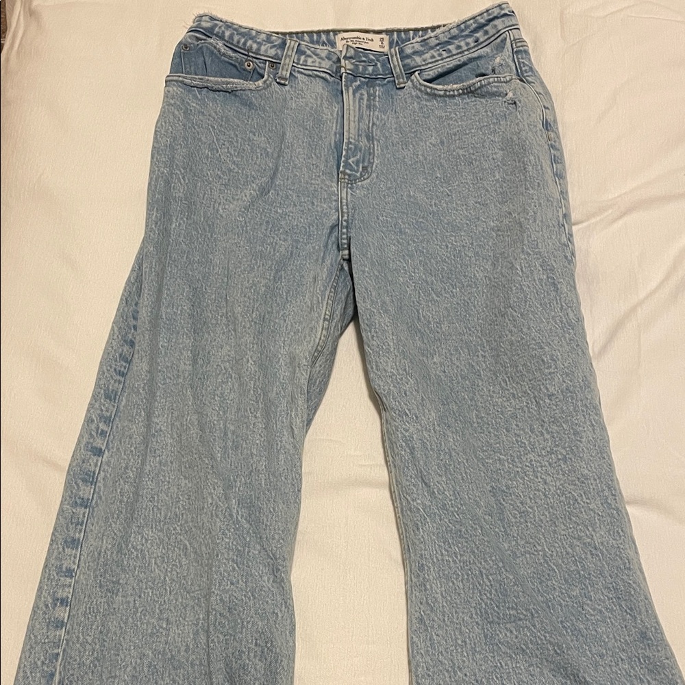 Abercrombie & Fitch Light Blue Flare Jeans